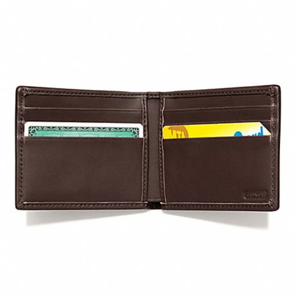 Coach Camden Tattersall Slim Billfold Wallet - Picture 2 of 6